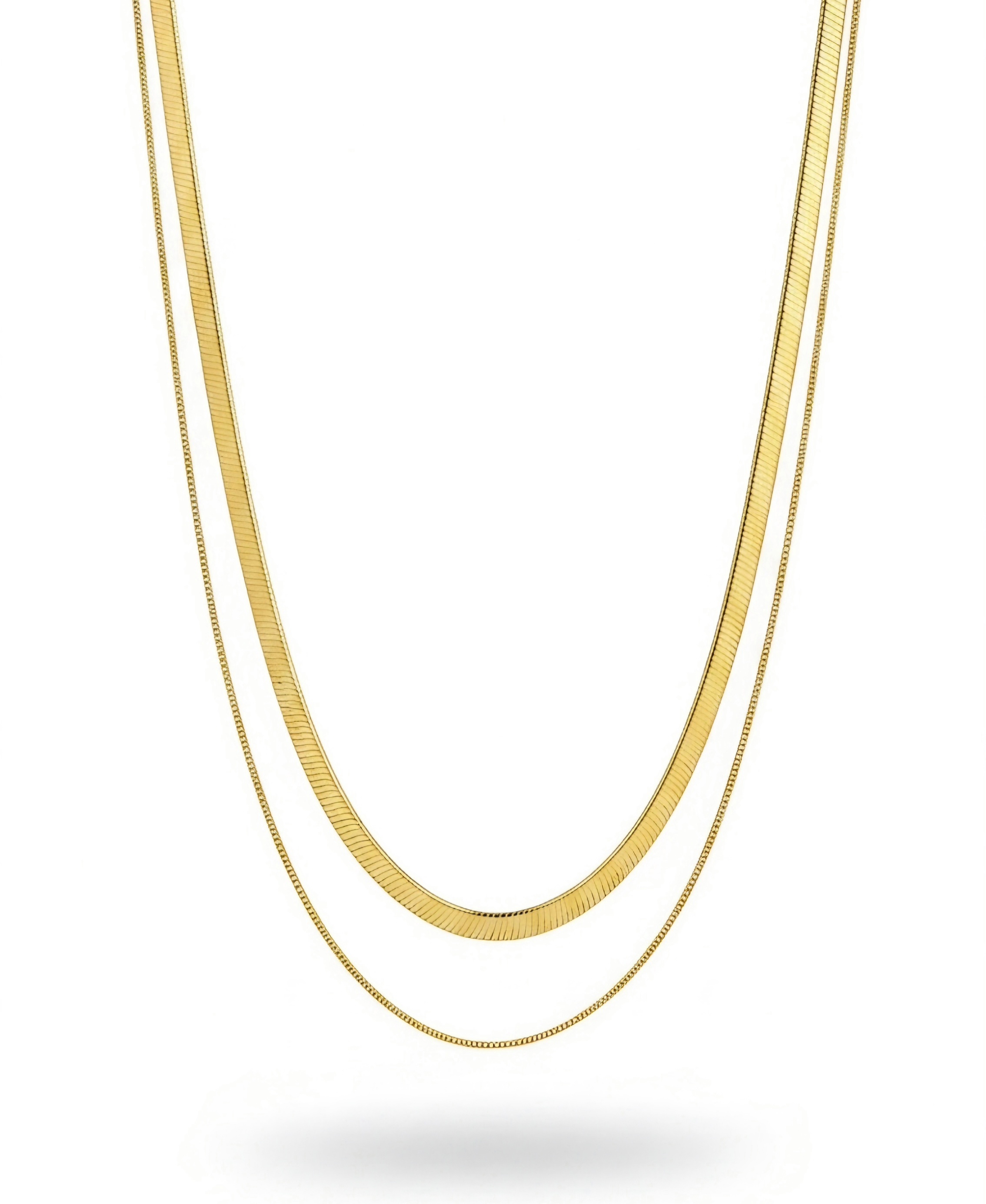 Classic Double Layered Snake Chain